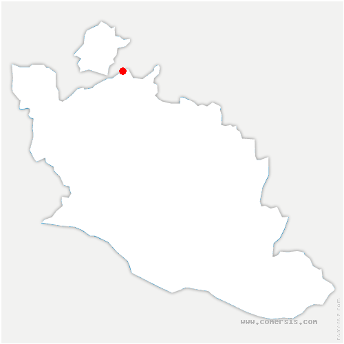 carte de localisation de Châteaurenard