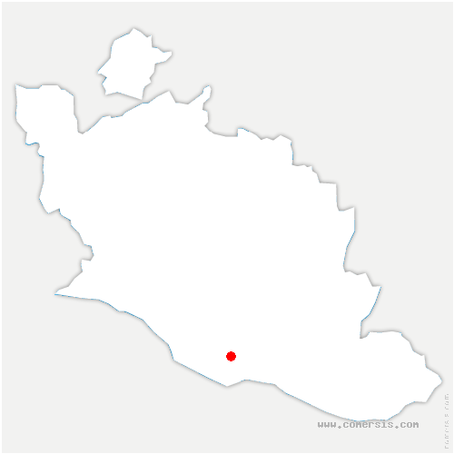 carte de localisation de Cheval-Blanc