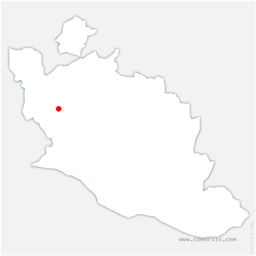 carte de localisation de Courthézon