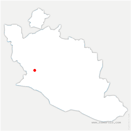 carte de localisation d'Entraigues-sur-la-Sorgue