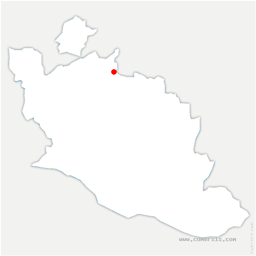 carte de localisation de Faucon