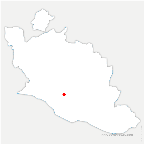 carte de localisation de Fontaine-de-Vaucluse