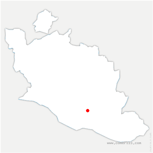 carte de localisation de Lacoste
