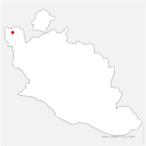 carte de localisation de Lamotte-du-Rhône
