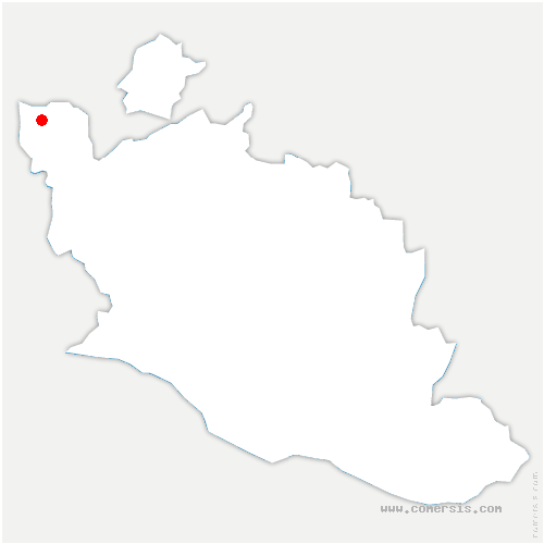 carte de localisation de Lapalud