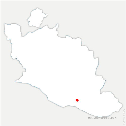 carte de localisation de Lauris