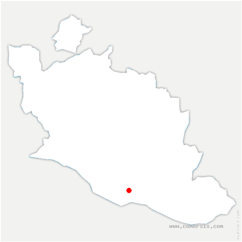carte de localisation de Mérindol