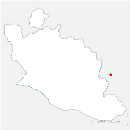 carte de localisation de Montfrin