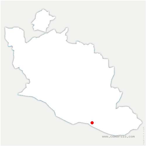 carte de localisation de Montguers