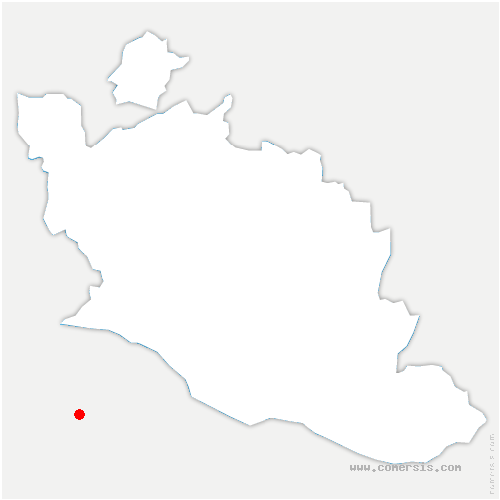 carte de localisation de Montjustin