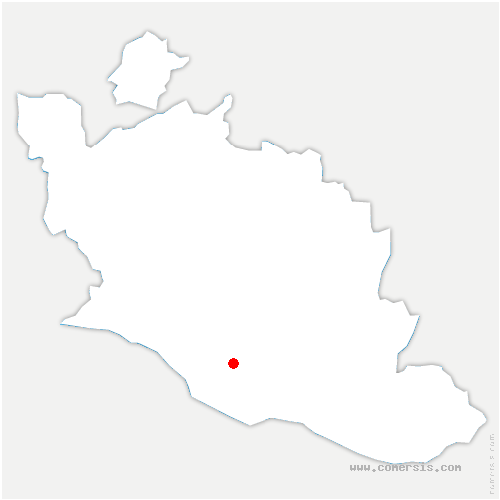 carte de localisation de Oppède