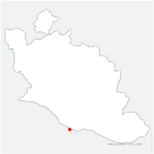 carte de localisation de Piégon