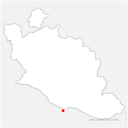 carte de localisation de Pierrelongue