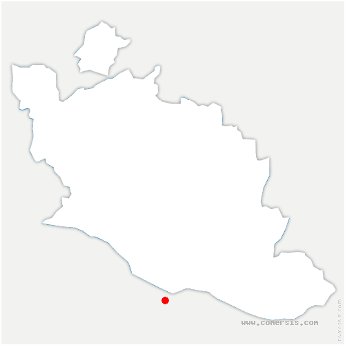 carte de localisation de Propiac