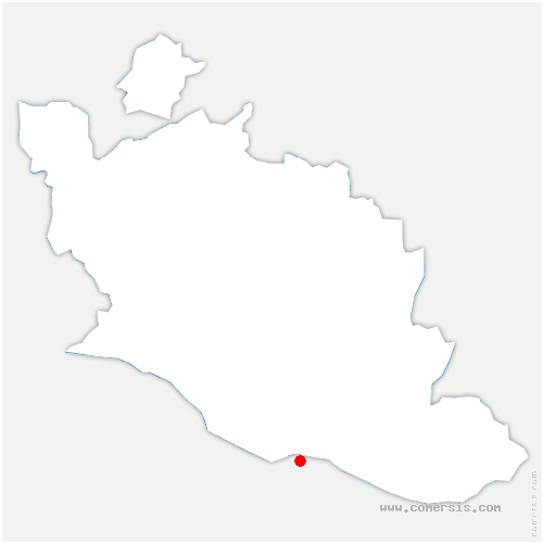 carte de localisation de la Roche-sur-le-Buis