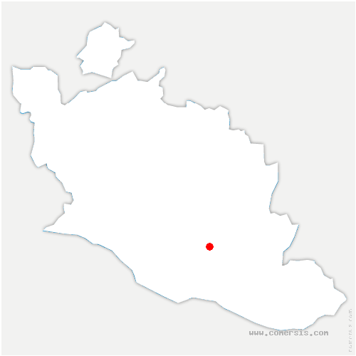 carte de localisation de Roussillon