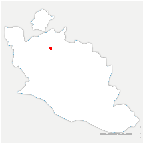 carte de localisation de Sablet