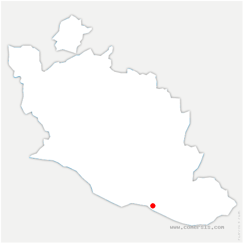 carte de localisation de Saint-Auban-sur-l'Ouvèze
