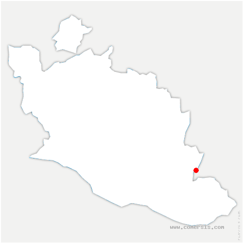 carte de localisation de Saint-Martin-de-Castillon
