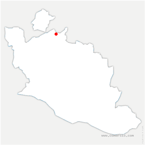 carte de localisation de Saint-Romain-en-Viennois
