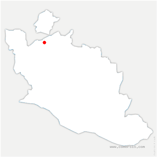 carte de localisation de Saint-Roman-de-Malegarde