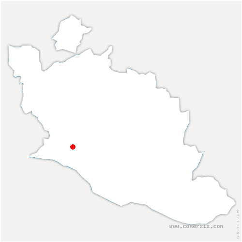 carte de localisation de Saint-Saturnin-lès-Avignon