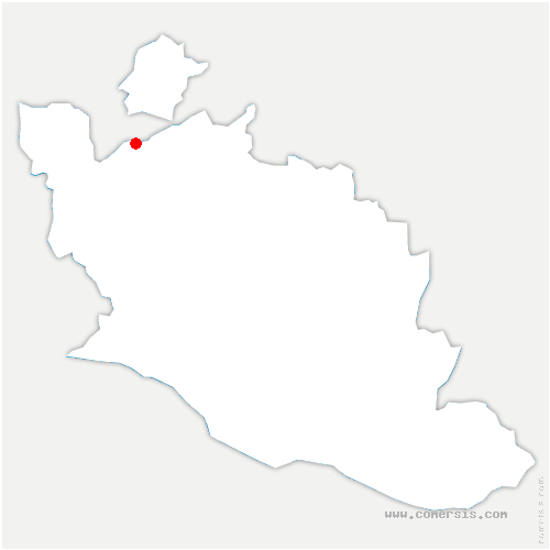 carte de localisation de Sainte-Cécile-les-Vignes