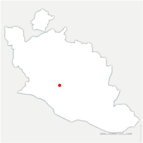 carte de localisation de Saumane-de-Vaucluse