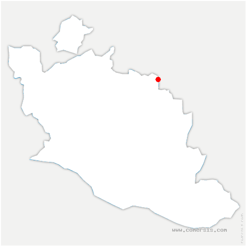 carte de localisation de Savoillan