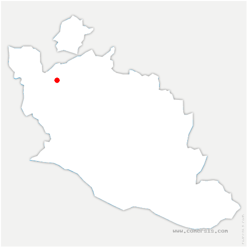 carte de localisation de Sérignan-du-Comtat