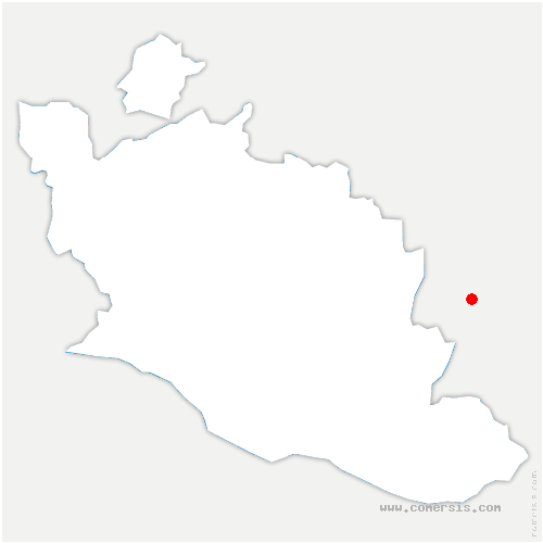 carte de localisation de Théziers