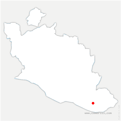 carte de localisation de la Tour-d'Aigues