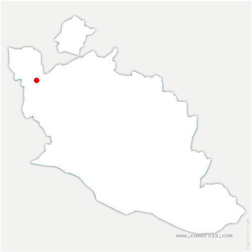 carte de localisation d'Uchaux