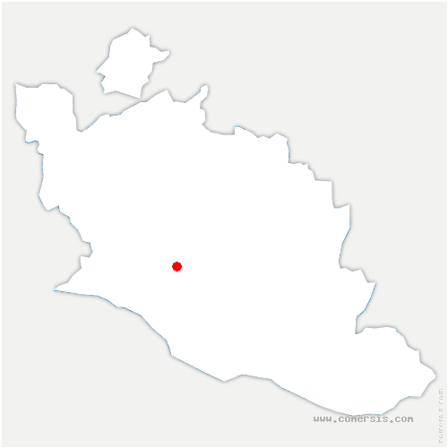 carte de localisation de Velleron