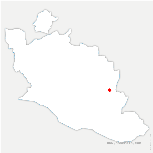 carte de localisation de Villars