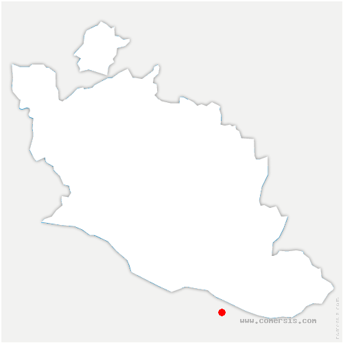 carte de localisation de Villefranche-le-Château