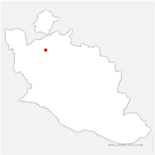 carte de localisation de Violès