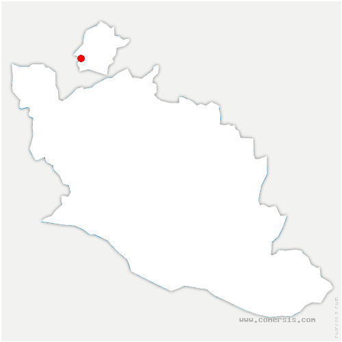 carte de localisation de Visan