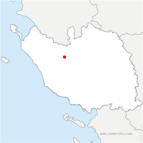 carte de localisation de Aizenay