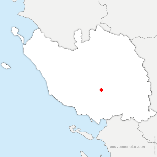 carte de localisation de Bessay
