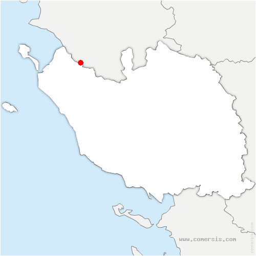 carte de localisation de Bois-de-Céné