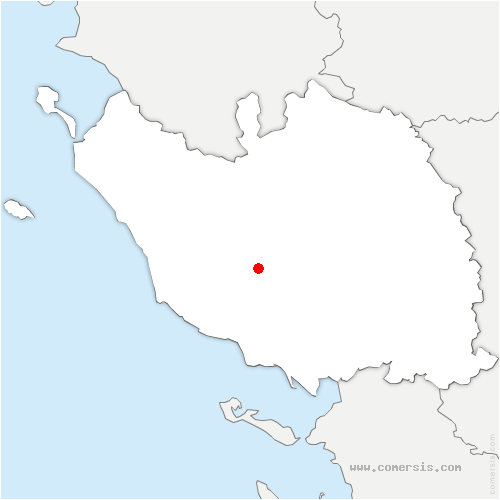 carte de localisation de Boissière-des-Landes