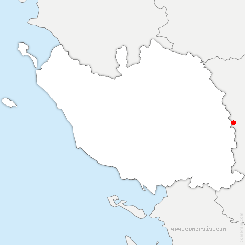 carte de localisation de Breuil-Barret