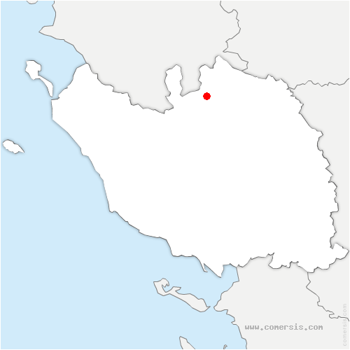 carte de localisation de Brouzils