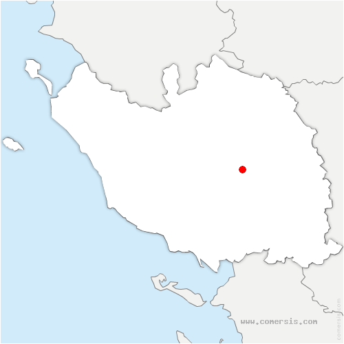 carte de localisation du Cellier
