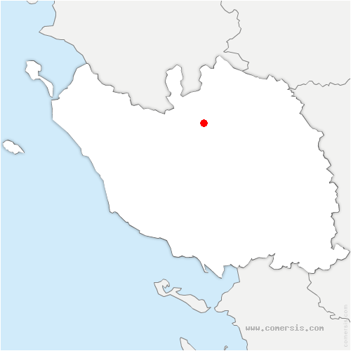 carte de localisation de Chauché