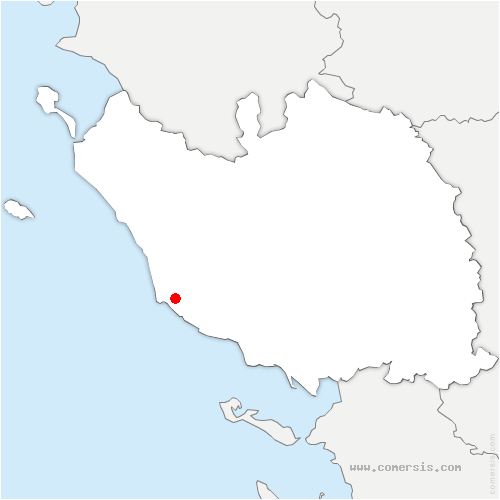 carte de localisation de Chaumes-en-Retz
