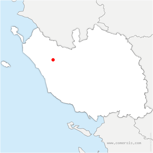 carte de localisation de Commequiers