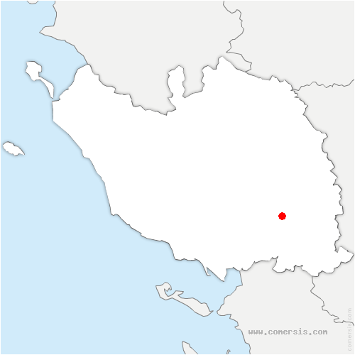 carte de localisation de l'Hermenault
