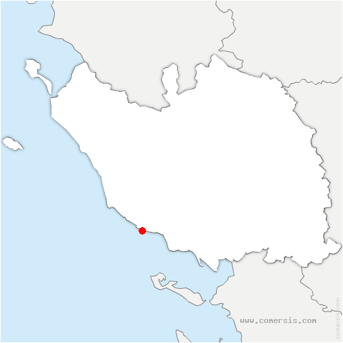 carte de localisation de Jard-sur-Mer